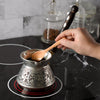 Vintage Style Copper Coffee Pot (Wooden Handle) - CRYSTALIA GLASS